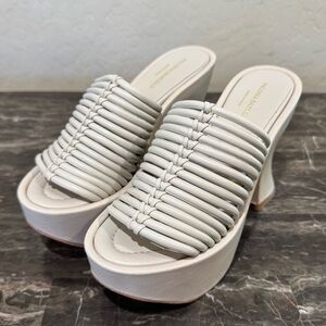 Paloma Barcelo Zaida Strappy Leather Platform Sandals